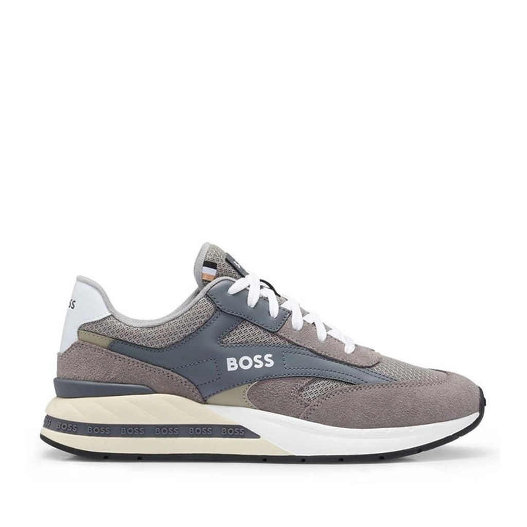 Hugo Boss Kurt Runn Trainers - Grey